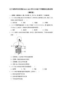 辽宁省铁岭市昌图县2022-2023学年七年级下学期期末生物试卷