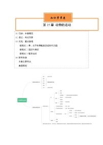 【期中单元知识点归纳】（北师大版）2023-2024学年八年级生物上册 第15章 动物的运动 试卷