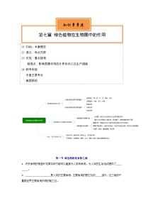 【期中单元知识点归纳】（苏教版）2023-2024学年七年级生物上册 第七章 绿色植物在生物圈中的作用 讲义