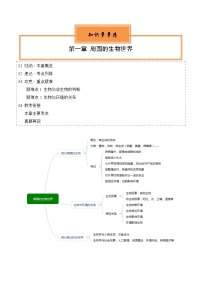 【期中单元知识点归纳】（苏教版）2023-2024学年七年级生物上册 第一章 周围的生物世界 讲义