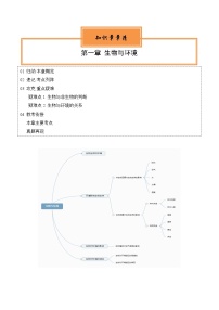 【期中单元知识点归纳】（苏科版）2023-2024学年七年级生物上册 第二章  生物与环境 讲义