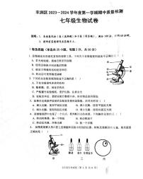 河北省唐山市丰润区2023-2024学年七年级上学期期中生物试题