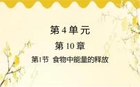 生物七年级下册第1节  食物中能量的释放教学演示课件ppt