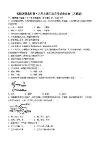 吉林省白山市江源区三校名校调研系列卷2023~2024学年八年级上学期第三次月考生物试卷