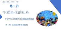 生物八年级下册第七单元 生物圈中生命的延续和发展第三章 生命起源和生物进化第二节 生物进化的历程评优课教学ppt课件