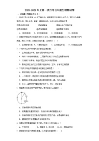 福建省华安县第一中学2023-2024学年七年级上学期12月月考生物试题