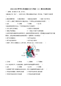 2022-2023学年江苏省镇江市八年级（上）期末生物试卷（含详细答案解析）