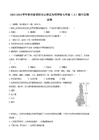 2023-2024学年贵州省贵阳市云岩区为明学校七年级（上）期中生物试卷（含解析）