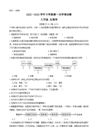 河南省巩义市2022—2023学年八年级下学期第一次学情诊断试卷生物试题