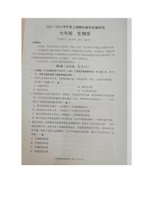 四川省成都市简阳市2023--2024学年七年级上学期生物学期末试卷