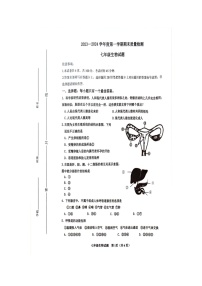 山东省威海市环翠区2023-2024学年七年级上学期期末生物试题