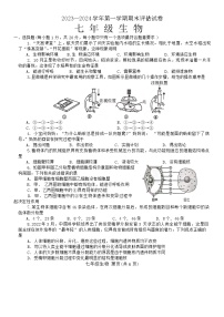 65，河南省平顶山市宝丰县2023-2024学年七年级上学期期末生物试题