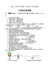 山东省济宁市金乡县2023-2024学年七年级上学期期末考试生物试题(1)