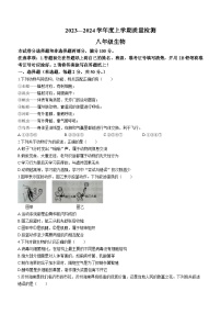 山东省临沂市兰陵县2023-2024学年八年级上学期生物期末考试试题(1)