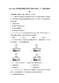 湖北省黄石市部分学校2023-2024学年七年级上学期期末考试生物试卷