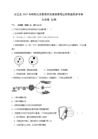 四川省泸州市合江县2021-2022学年九年级上学期期中考试生物试题