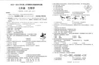 广西百色市乐业县2023-2024学年七年级上学期期末生物试卷