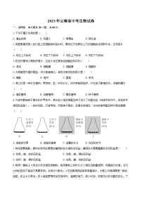 2023年云南省中考生物试卷（含详细答案解析）