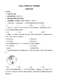 黑龙江省哈尔滨市呼兰区第四中学校2023-2024学年七年级上学期期末生物试题（原卷版+解析版）