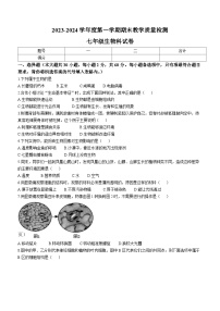 广东省潮州市潮安区2023-2024学年七年级上学期期末考试生物试题