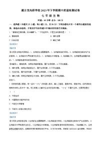 44，湖南省益阳市赫山区箴言龙光桥学校2023-2024学年七年级上学期期中生物试题