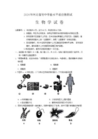 2024年河北省初中学业水平适应性测试生物学试卷