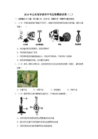 2024年山东省济南市中考生物模拟试卷（二）（原卷+解析版）