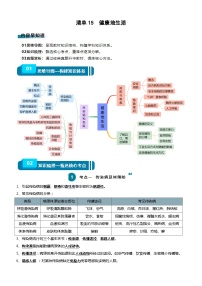 【2024会考】初中生物一轮复习知识清单 15 健康地生活（4大考点+7大高频命题点）