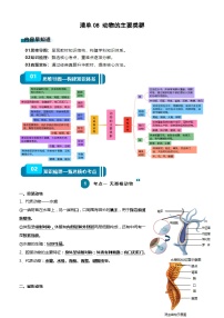 【2024会考】初中生物一轮复习知识清单 08 动物的主要类群（2大考点+3大高频命题点）