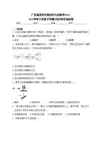 广东省茂名市高州市九校联考2022-2023学年八年级下学期5月月考生物试卷(含答案)