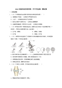 2024年陕西省西安市铁一中学中考一模生物试卷