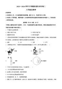 河南省郑州市新郑市2023-2024学年八年级下学期期中生物试题（原卷版+解析版）