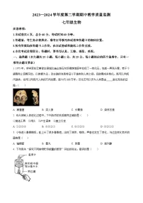 河北省保定市易县2023-2024学年七年级下学期期中生物试题（原卷版+解析版）