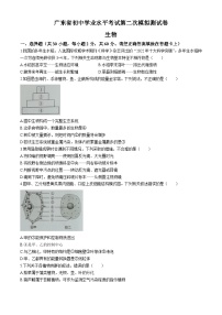 2024年广东省东莞市中考二模生物试题
