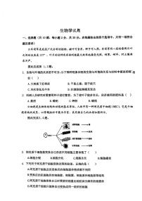 2024年湖北省钟祥市中考一模考试生物试题