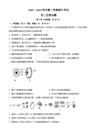 山东省济宁市济宁学院附属中学2023-2024学年八年级下学期期中生物试题（原卷版+解析版）