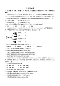 2024年湖北省钟祥市中考一模考试生物试题