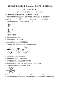 江苏省盐城市亭湖区康居路初中教育集团2023-2024学年八年级下学期期中生物试题（原卷版+解析版）