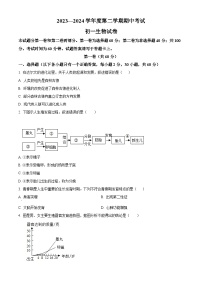 广东省茂名市博雅中学2023-2024学年七年级下学期期中生物试题（原卷版+解析版）