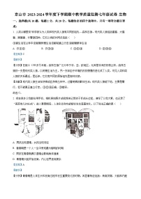 湖北省荆门市京山市2023-2024学年七年级下学期期中生物试题