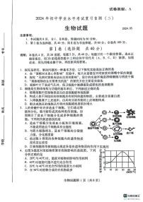 2024年山东省潍坊市潍城区中考二模生物试题