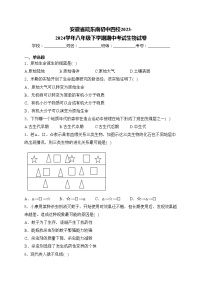 安徽省皖东南初中四校2023-2024学年八年级下学期期中考试生物试卷(含答案)