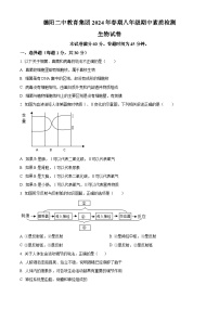 四川省德阳市德阳二中教育集团2023-2024学年八年级下学期期中联考生物试题（原卷版+解析版）