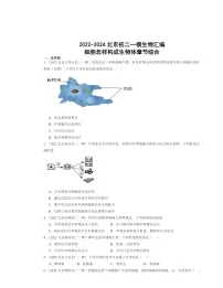 2022～2024北京初二一模生物试题分类汇编：细胞怎样构成生物体章节综合