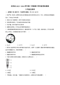 河南省洛阳市汝阳县2023-2024学年八年级中考一模生物试题（原卷版+解析版）