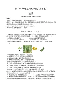2024年中考第三次模拟考试题：生物（徐州卷）（考试版）