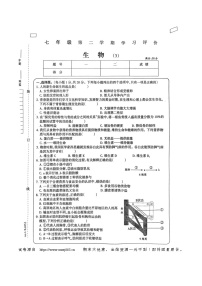 15，河南省周口市西华县青华中英文学校2023-2024学年七年级下学期5月月考生物试题