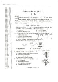 12，2024年河南省安阳市中考二模生物试题