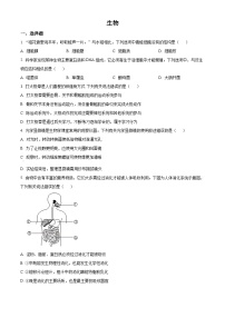 精品解析：2023年四川省内江市中考生物真题（原卷版+解析版）