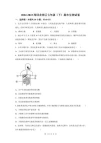 2022-2023学年深圳市龙岗区七年级下学期末生物试卷